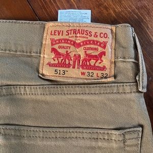 Levi’s 513 32x32 tan